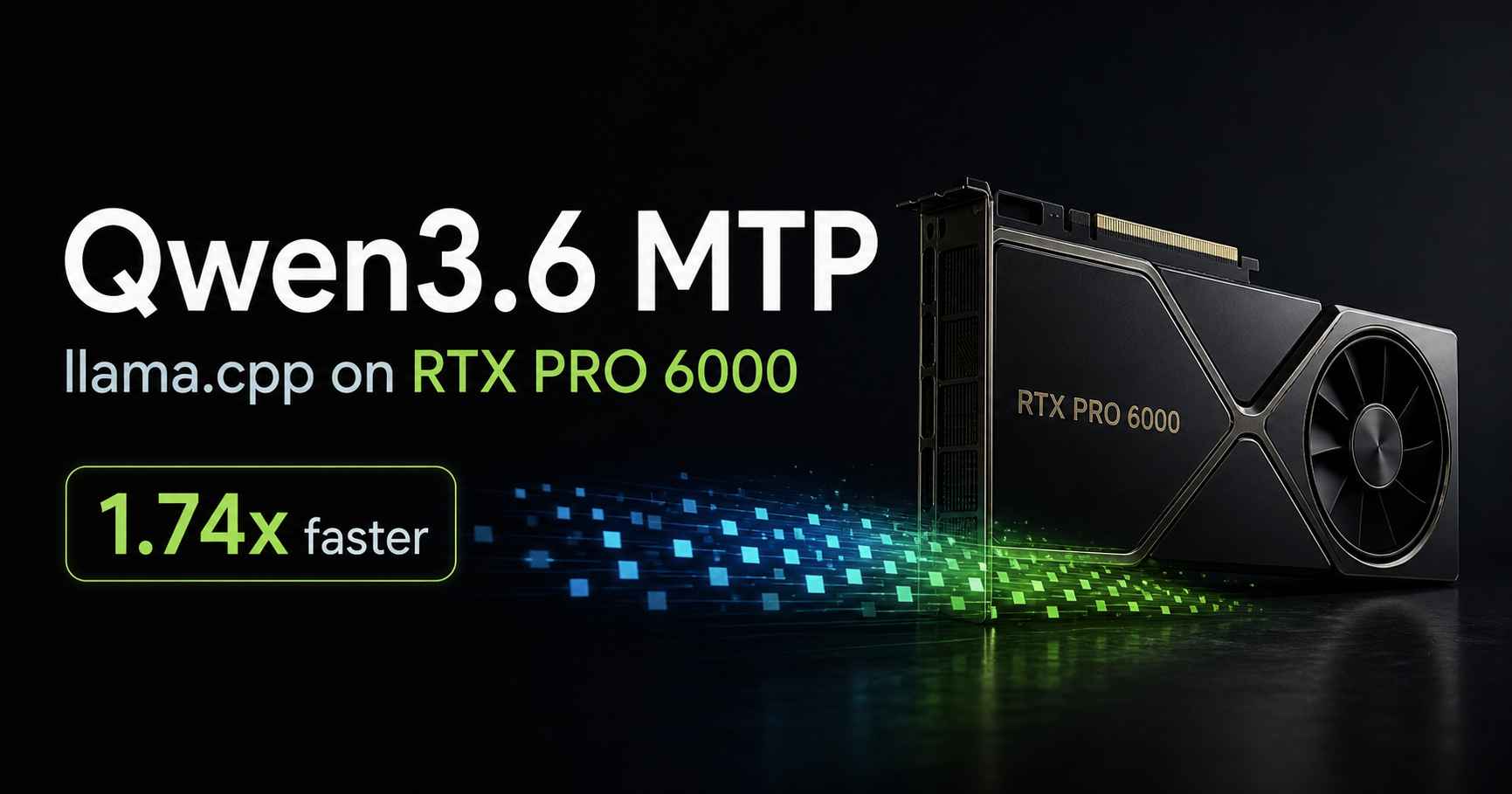 Run Qwen3.6 MTP with llama.cpp on RTX PRO 6000